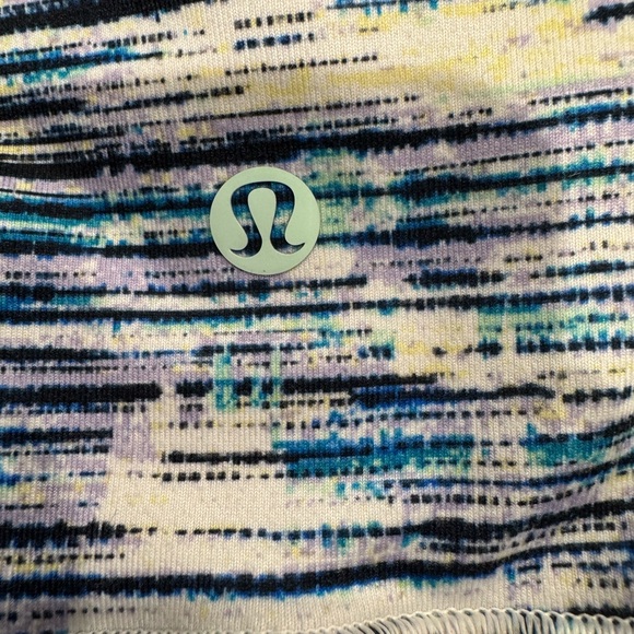 Multicolored Lululemon Wunder Under cropped legging with calf details - Picture 4 of 4